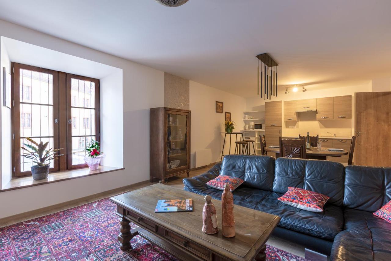 Le Rhenanus Jacques Taurellus - Appartement Duplex Au Calme - Centre Ville - Parking Gratuit Sélestat Exterior photo